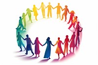 Dancing adult togetherness celebration. AI generated Image by rawpixel.