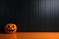 Jack o lantern halloween wall anthropomorphic. AI generated Image by rawpixel.