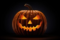 Jack O Lantern halloween lantern black background. AI generated Image by rawpixel.