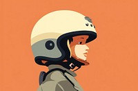 Helmet protection headwear headshot. AI generated Image by rawpixel.