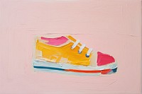 Shoes art footwear painting. 