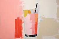 Smoothie art painting cocktail. AI generated Image by rawpixel.