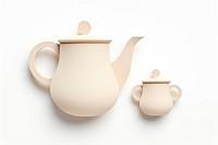 Cup porcelain pottery teapot. 