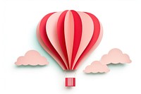 Hot air balloon aircraft transportation celebration. AI generated Image by rawpixel.