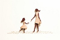 Togetherness standing figurine bonding. AI generated Image by rawpixel.