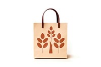 Paper bag handbag white background celebration. 