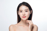 Woman Clean Skin portrait skin adult. 