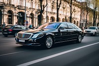 Limousines limousine vehicle driving. AI generated Image by rawpixel.