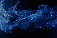 Abstract dark blue smoke cloud backgrounds cigarette ethereal. AI generated Image by rawpixel.