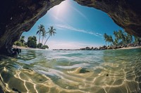 Beach trip outdoors landscape nature. 