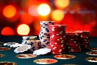 Casino chips gambling game opportunity. 