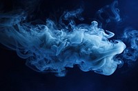 Dark blue cloudy smoke backgrounds cigarette abstract. 