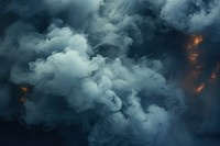 Dark blue smoky cloud outdoors nature smoke. 