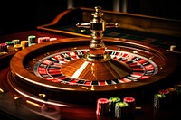 Roulette gamlbing gambling casino game. 