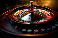 Roulette gamlbing gambling casino game. 