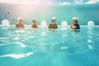 Swimming recreation outdoors sports. AI generated Image by rawpixel.