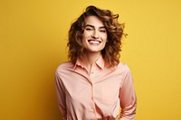 Transgender woman laughing portrait smiling. 