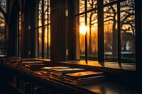 Library publication sunlight window. AI generated Image by rawpixel.