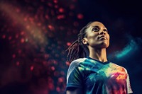 Basketball photography portrait player. AI generated Image by rawpixel.