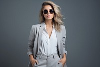 Formal clothing sunglasses portrait fashion. 