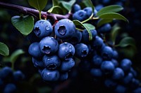 A blueberry tree fruit plant food. 