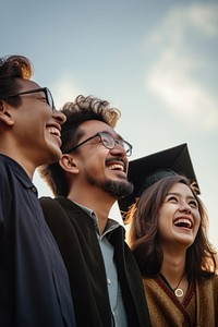 Graduation Portrait graduation laughing portrait. 