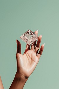 Diamonds jewelry holding diamond. AI generated Image by rawpixel.
