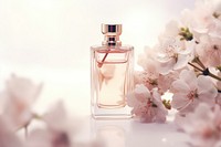 Perfume bottle flower cosmetics blossom. 