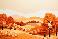 Autumn landscape outdoors painting autumn. AI generated Image by rawpixel.