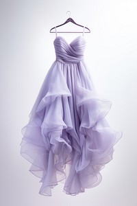 Fashion dress lavender clothing. AI generated Image by rawpixel.