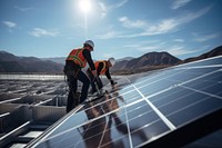 Solar panel hardhat helmet adult. 