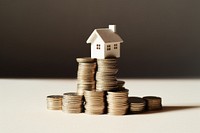 Coin money house architecture. 