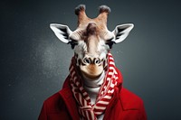 Giraffe wildlife portrait animal. AI generated Image by rawpixel.