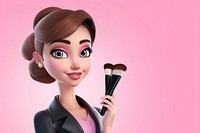 Makeup saler cartoon adult doll. 