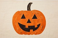 Pumpkin halloween craft anthropomorphic. 
