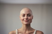 Bald woman portrait adult photo. 