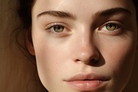 Woman face adult skin chin. AI generated Image by rawpixel.