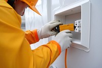 Install a power hardhat helmet adult. 