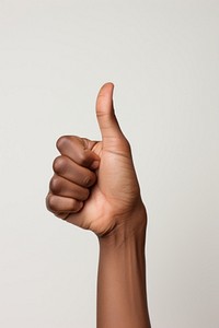 Hands finger white background gesturing. 