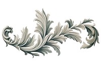 Acanthus leaves pattern drawing art. AI generated Image by rawpixel.
