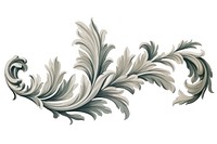 Acanthus leaves pattern drawing art. 