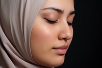 Chubby asian muslim woman skin adult photo. 