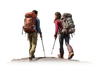 Backpacking footwear mountain walking. AI generated Image by rawpixel.
