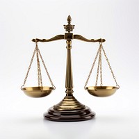 Justice scale white background courthouse lighting. AI generated Image by rawpixel.