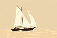 Sailing Boat boat sailboat vehicle. AI generated Image by rawpixel.