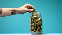 Jar medicine cannabis pickling. AI generated Image by rawpixel.