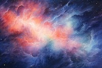 Galaxy astronomy outdoors nebula. AI generated Image by rawpixel.
