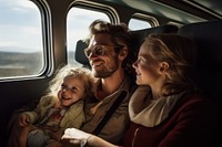 Portrait family travel adult. AI generated Image by rawpixel.
