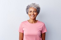 Senior african american woman portrait smiling adult. AI generated Image by rawpixel.