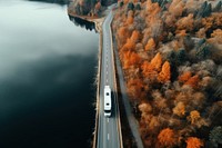 Lake outdoors vehicle nature. 